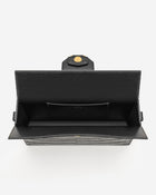 Grace Box Bag - Black Croc