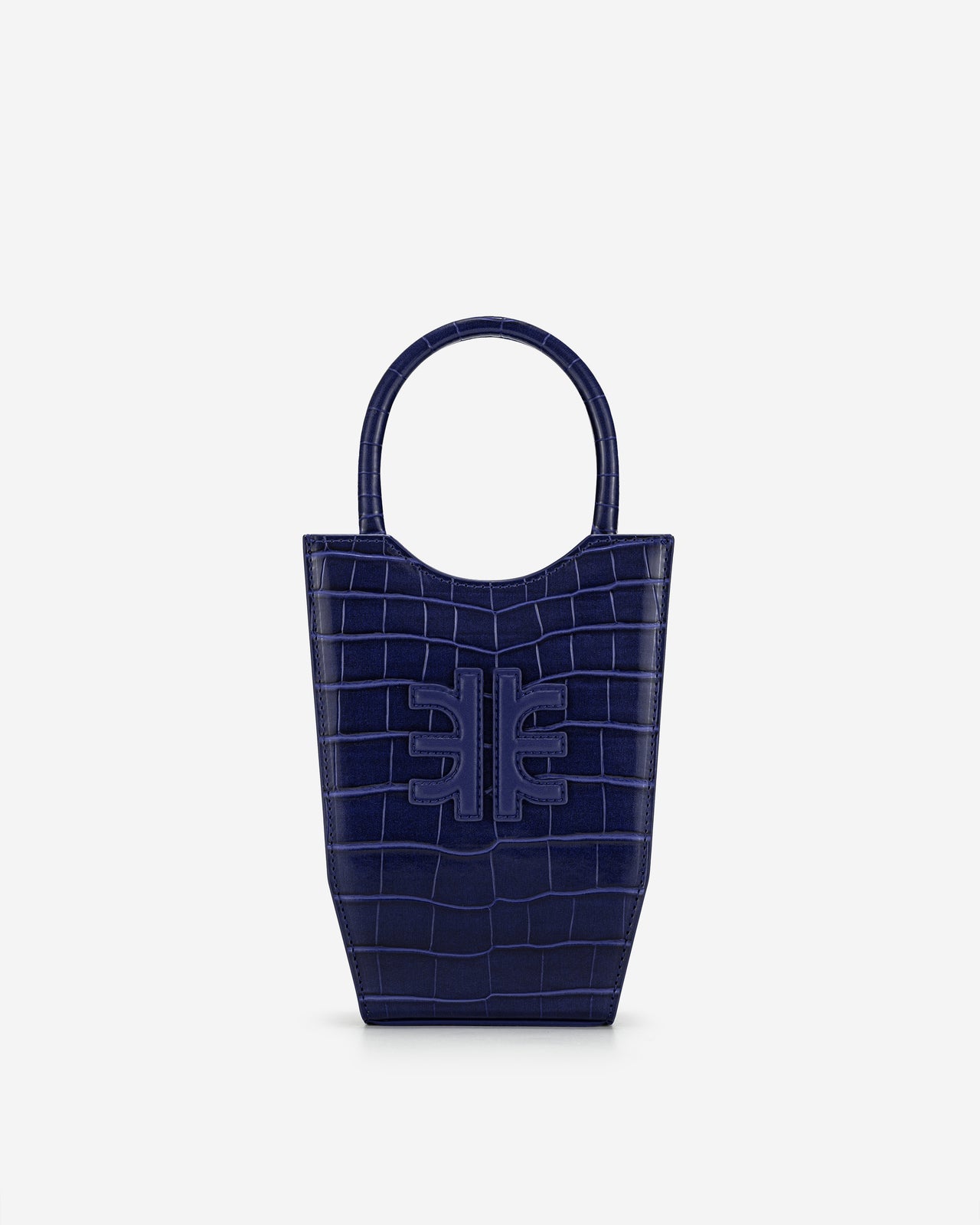 FEI Phone Bag - Dark Blue Croc