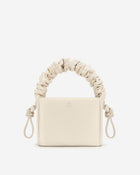 Rylee Pleated Drawstring Top Handle Bag - Off White