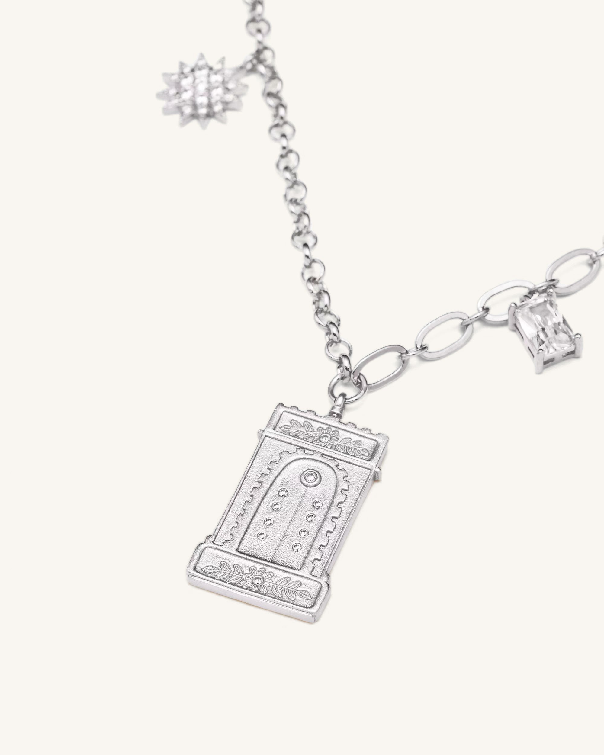 Lockit white gold necklace Louis Vuitton Other in White gold