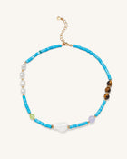 Turquoise Multi Beaded Necklace