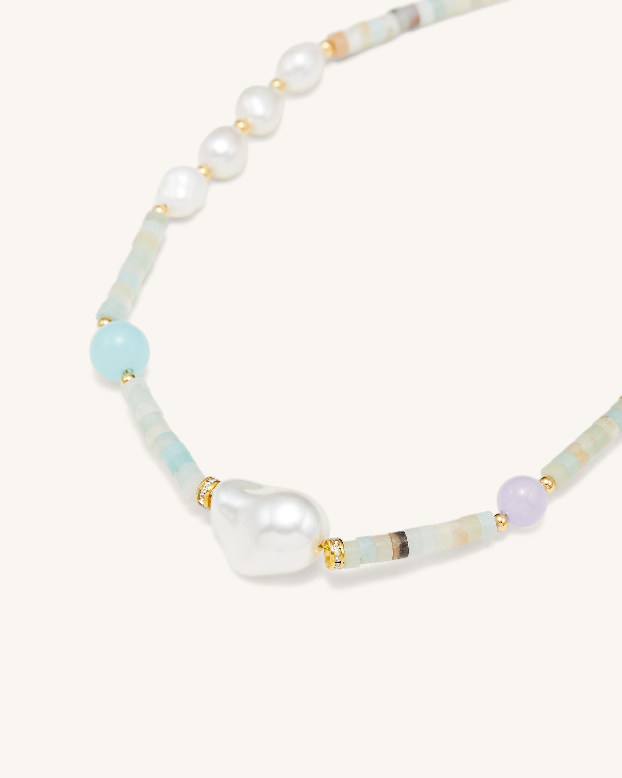 Amazonite Multi Beaded Necklace