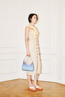 Ruby Shoulder Bag -  Blue & Purple Gradient Croc